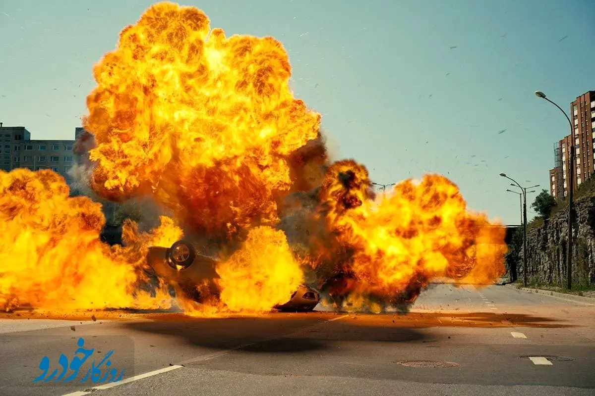دسته گل جدید تسلا  / انفجار وحشتناک خودرو در اتوبان!