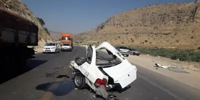 کورس وحشتناک دو خودرو در گیلان حادثه ساز شد +‌ فیلم