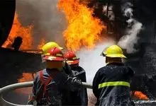 مهار آتش سوزی مدیران خودرو / حادثه متعلق به انبار ضایعات بود