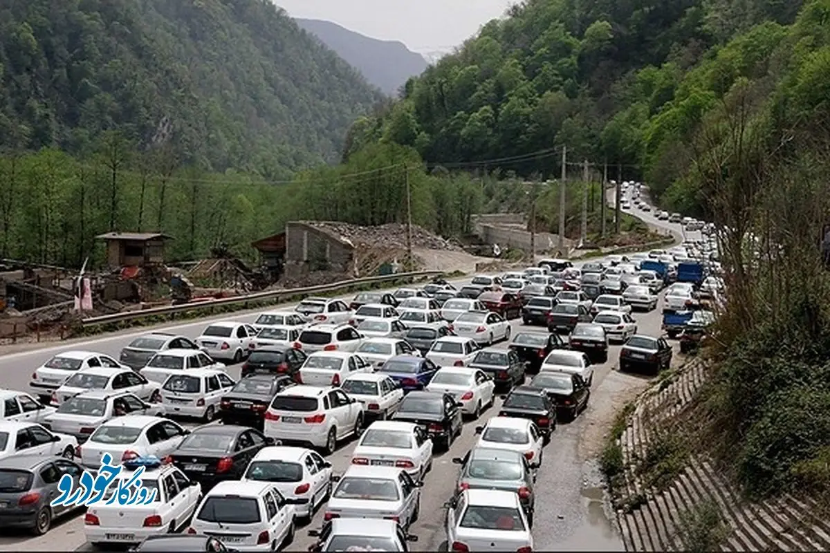 ترافیک سنگین در جادههای شمالی